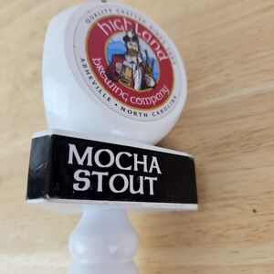 Beer Tap Handle‎ Highland Brewing Co Asheville NC Cold Mtn Mocha Stout Man Cave